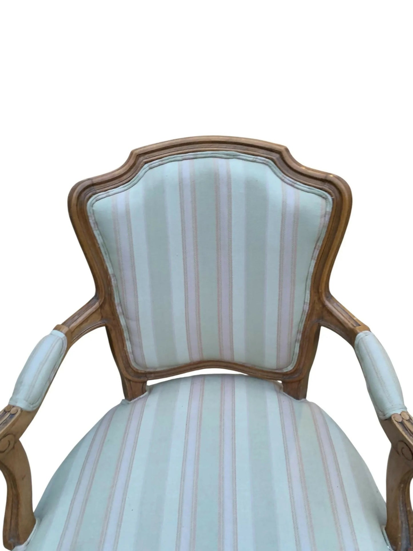 Louis XVI style vintage carved arm chairs