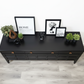 Black Nathan sideboard, cocktail cabinet-MADE TO ORDER
