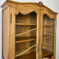 Bookcase Vintage French Louis XVI Oak Display Cabinet Carved Sideboard LOT 6346