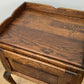 Bedside Table Vintage French Louis Oak Cabinet Cupboard Nightstand LOT 6230