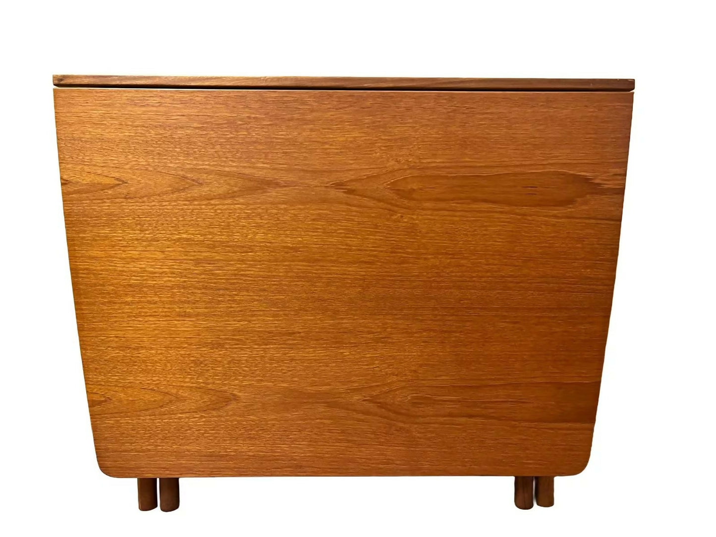 McIntosh Teak Drop Leaf Dining Table Mid Century Modern Gateleg Space Saver