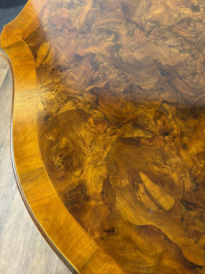 Italian Style Reproduction Walnut Dining Table