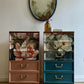 Chest of Drawers G- Plan Hand -Painted in Deep Teal