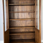 Bookcase Antique French Style Glazed Display Cabinet Oak Sideboard LOT 6462