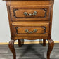 Bedside Table Vintage French Louis XVI Oak Carved Nightstand Cabinet LOT 4695