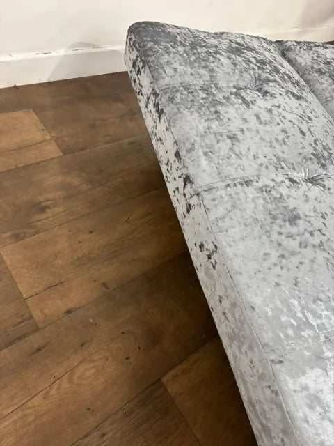 Plush Velvet Folding Sofa Bed