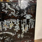 Set of Four Vintage Oriental Wall Panels with Mother of Pearl Inlay