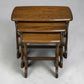 Ercol Nest Of Tables Solid Elm Side Tables Ercol's Badge 1970s GD FREE Delivery*