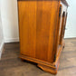 Modern Reproduction Glazed Oak Bookcase