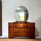 Art Deco Mid century retro vintage dressing table drawers mirror