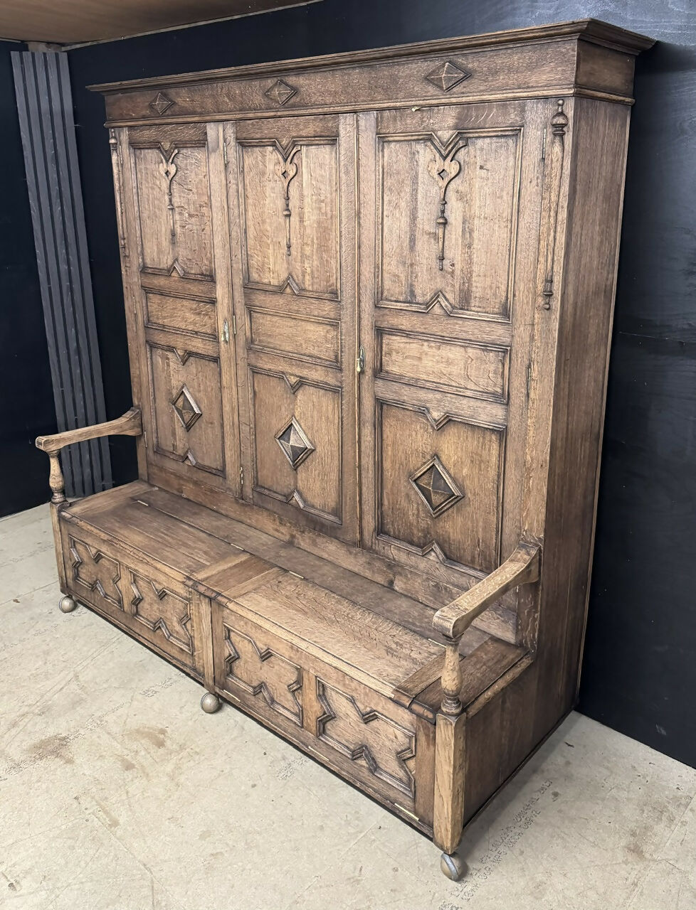 Large Boot Room or Hall Bench Cupboard