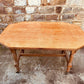 Antique Oak Occasional Table • Edwardian Tiger Oak Side Table on Castors • Octagonal Statement Table • Vintage Turned Leg Oak Table