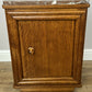 Pair of Bedside Tables Antique French Style Oak Marble Top Cabinets LOT 6218