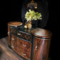 Art deco 1930's mirrored vanity dressing table by Shrager Brothers.