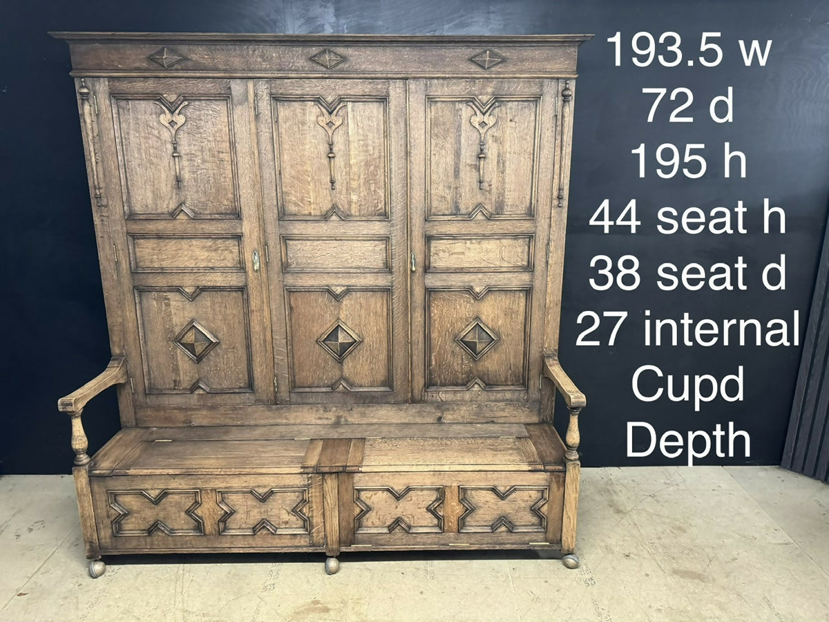 Large Boot Room or Hall Bench Cupboard
