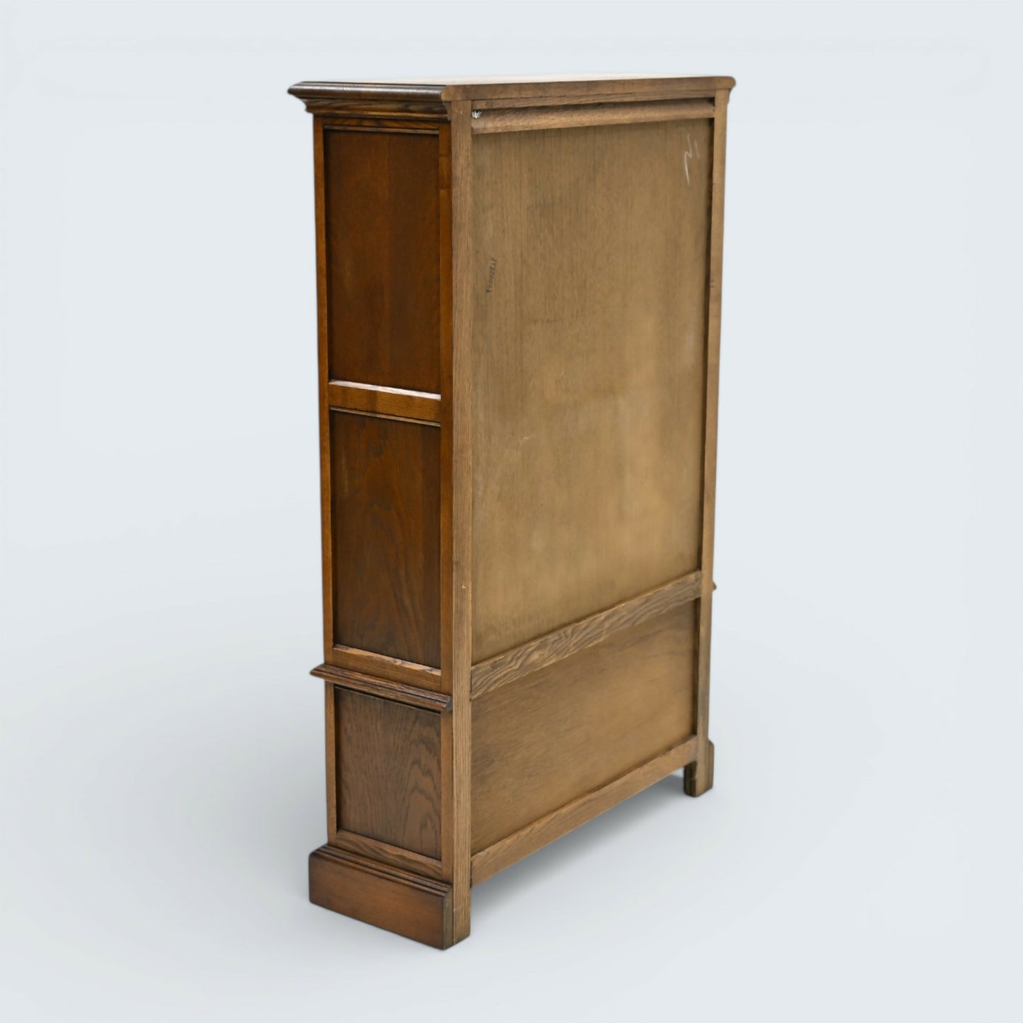 Old Charm Vintage Display Cabinet Bookcase 2 Shelves Carvings FREE UK Delivery
