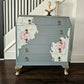 Vintage Mid Century Chest of Drawers Grey Fusion Mineral Paint Restored