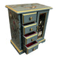 handpainted vintage wooden jewellery box