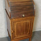 19th Century Inlaid Mahogany Tambour Shutter Cabinet / Bedside Cupboard