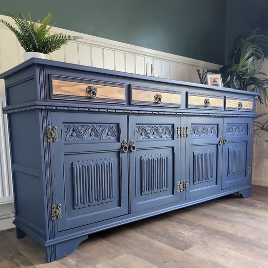 Upcycled Blue Sideboard R29041 3