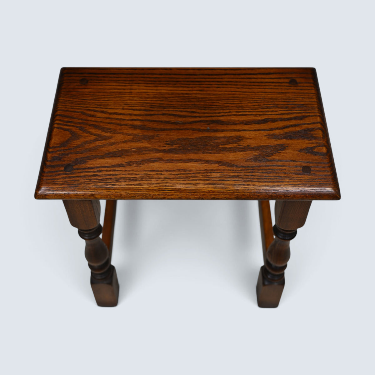 Old Charm Nest of 3 Tables Solid Oak Tudor Side Tables Model 1494 FREE Delivery*