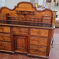 Antique Carved Sideboard / Desk