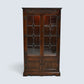 Old Charm Display Cabinet 3 Glass Shelves Tudor Brown #2155 FREE UK Delivery*