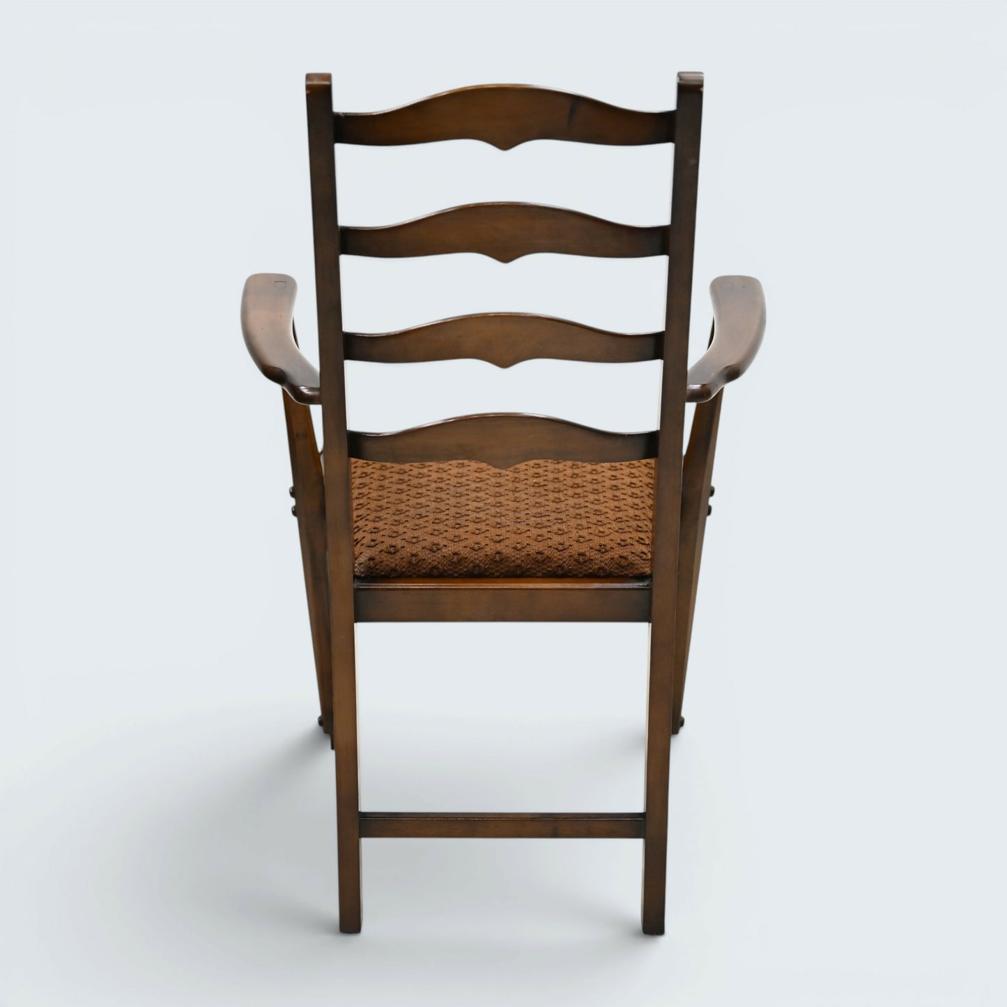 6 Ercol Dining Chairs 1970s Ladderback Drop On Seats Blue Label FREE UK Delivery