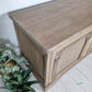 Vintage Oak Blanket Box Linen Storage