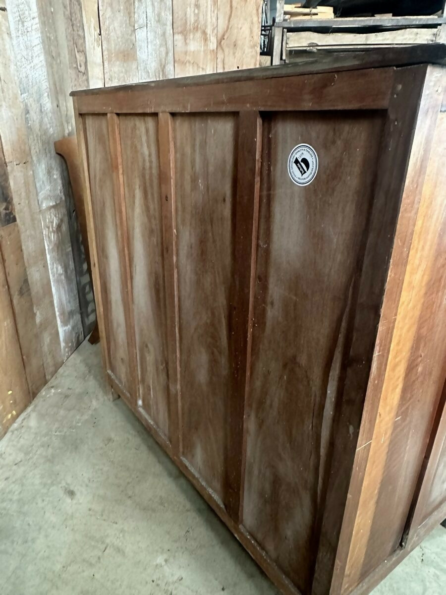 Antique Art Deco Mahogany Two over Three Chest of Drawers, Harris Lebus