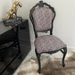 Leopard Print Velvet Chair