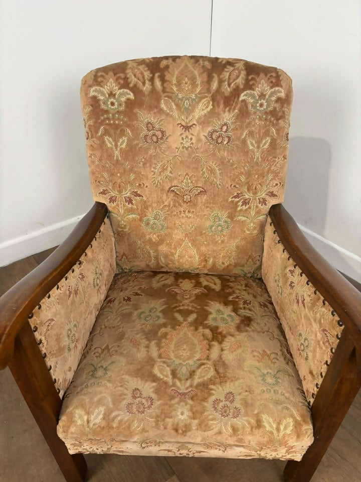 Vintage Upholstered Armchair