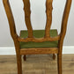 Dining Chairs Vintage French Louis Style Oak Set of 4 Upholstered Seats LOT 6347