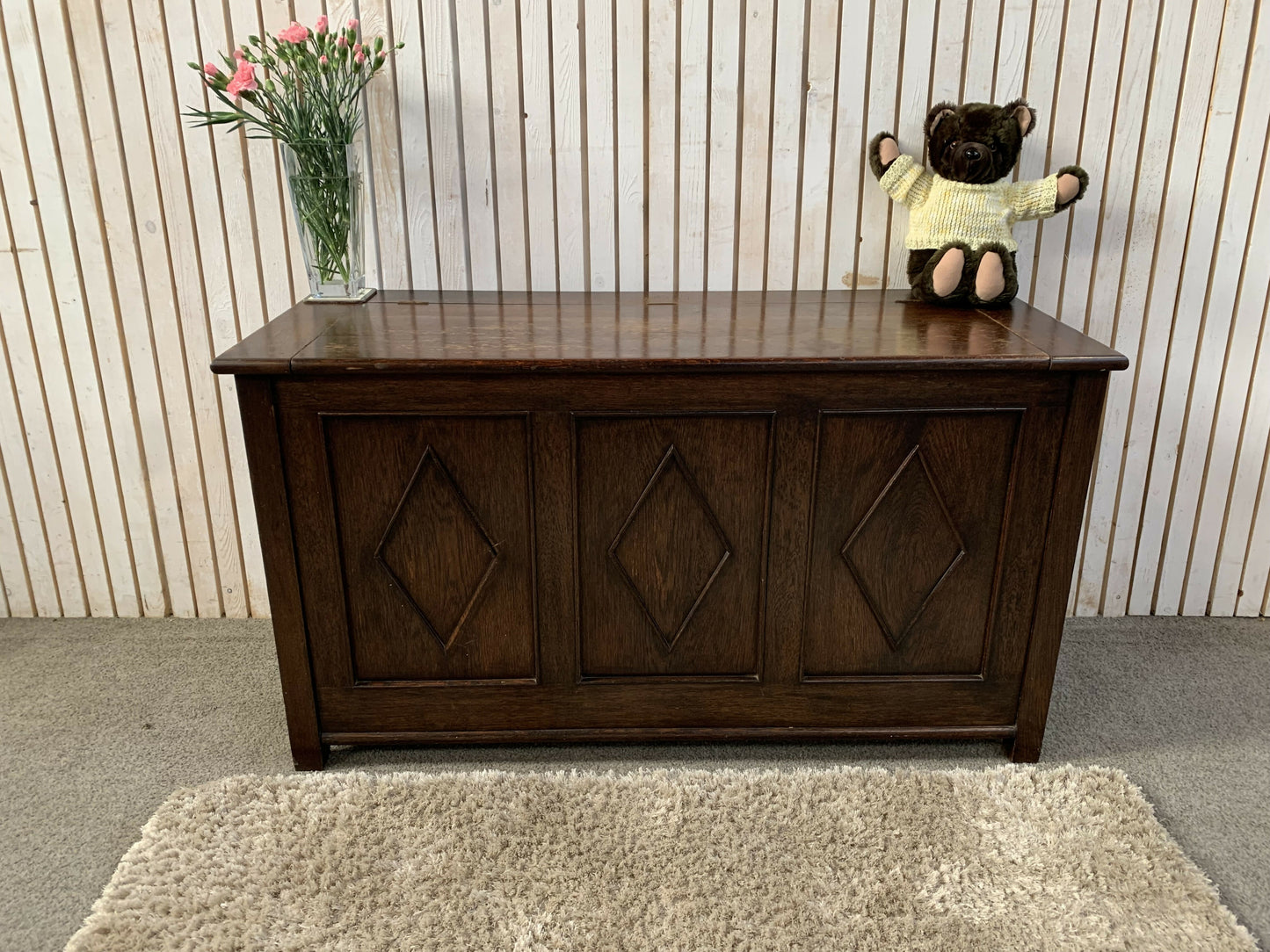 Lifetime Furniture Company Vintage Art Deco sideboard or buffet cabinet