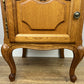 Bedside Table Vintage French Louis Style Oak Nightstand Carved Cabinet LOT 6305