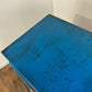 Vintage Rustic Blue Wooden Cupboard
