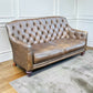 Brown Leather Chesterfield Sofa - Authentic Furniture