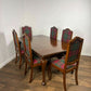 Edwardian Mahogany Wind Out Table Dining Suite