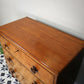 Antique Chest of Drawers 3 Graduated Drawers Splits in Two for Tight Spaces