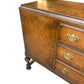 Art Deco period Georgian revival Walnut sideboard cabinet