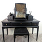 Stag Minstrel Dressing Table Mirror & Stool Black