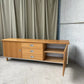 Vintage Late Mid Century 90s Sideboard Modernist Media Cabinet Unit Lp Storage R1122