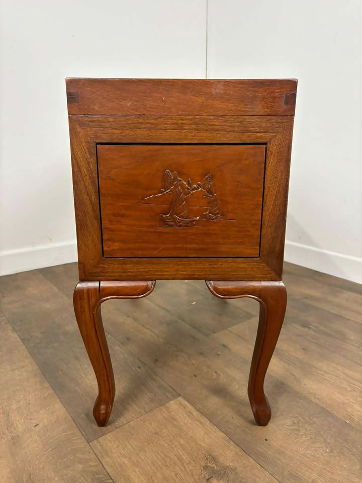 Oriental Style Camphor Wood Sewing Chest