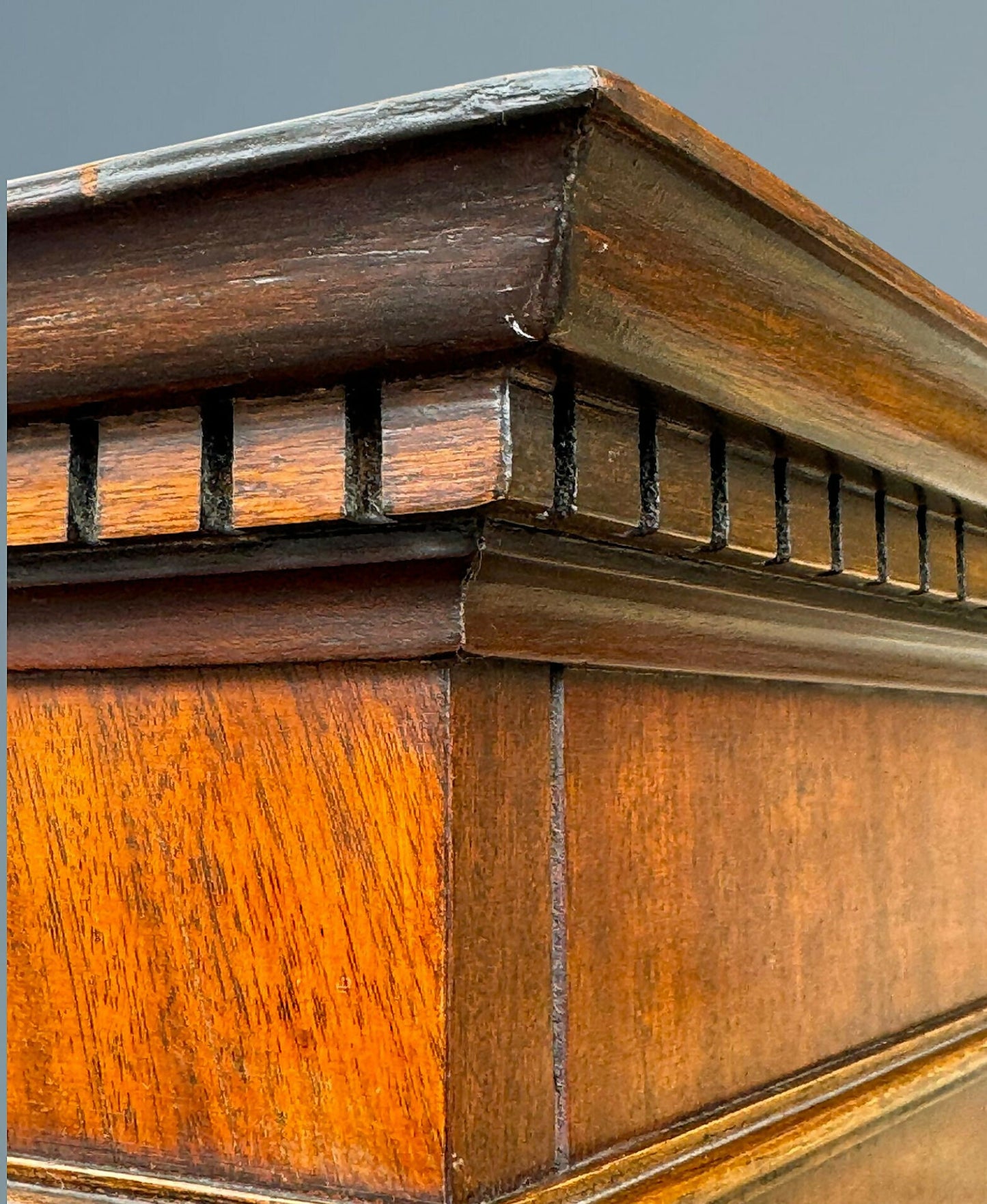 Mahogany Secretaire Bookcase Reprodux Bevan Funnel