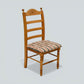 Set Of 6 Dining Chairs Ladder Back Country Beech Padded Seats FREE UK Delivery*