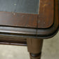 Victorian Mahogany Console Side Table with Leather Top & End Drawer