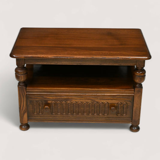 Ercol Corner TV Stand Video Cabinet Corner Flap Fruitewood 929 FREE UK Delivery. SBR10566/1006E