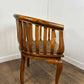 Antique Style Hardwood Bergère Chair with Cane Seat & Cabriole Legs