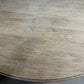 Large Round Oak Farmhouse Dining Table