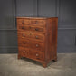 George III Oak Tallboy Vintage Chest Of Drawers